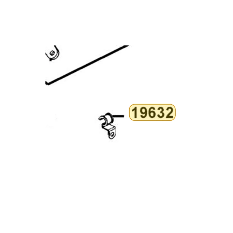 19632-AGD8-C00 CLIP FUEL HOSE (MATERIL:PLASTIC) — diagram cutout
