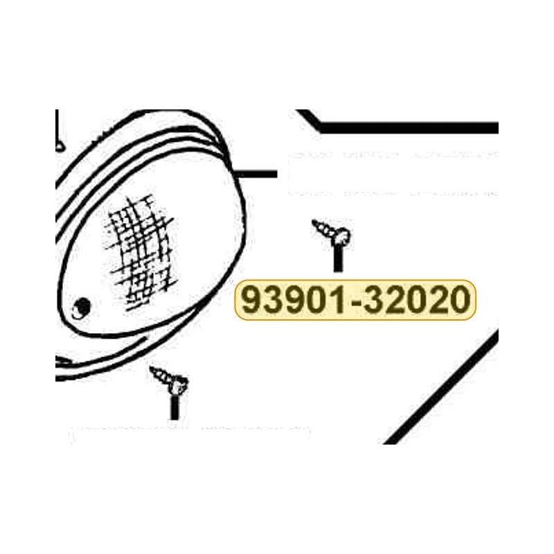 93901-32060 SCREW TAPPING 3X6 — diagram cutout