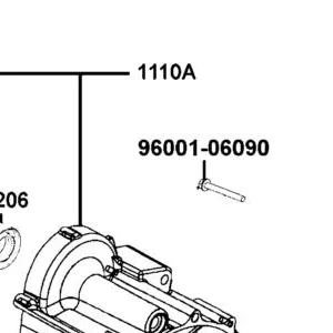 1110A-LDB5-E00 CRANK CASE R/L ASSY. — diagram cutout