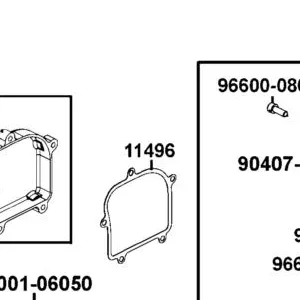 11496-LDB5-E00 GASKET R CASE CAP — diagram cutout
