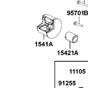 1541A-LBA2-E00 ELEMENT COMP OIL FILTER — diagram cutout