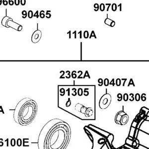 2362A-LDB5-E00 BOLT ASSY PARK — diagram cutout