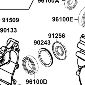 90243-LDB5-E00 NUT LOCK 85 mm — diagram cutout