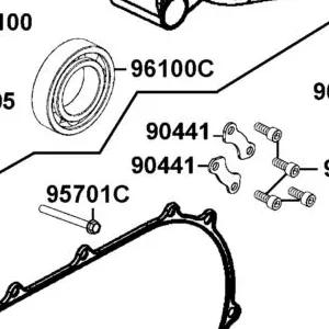 90441-LDB5-E00 PLATE BRG HOLD — diagram cutout