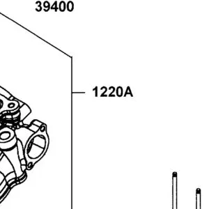 12206-LBA2-E00 GASKET WATER COVER — diagram cutout