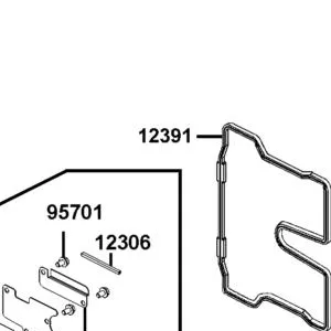 12391-LBA2-E00 SEAL HEAD COVER — diagram cutout