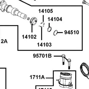 14103-GEN5-912 SPG ROLLER — diagram cutout
