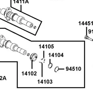 14105-GEN5-910 ROLLER 3*5 — diagram cutout