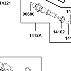 14200-BBE2-E00 SHAFT COMP EXHAUST CAM — diagram cutout