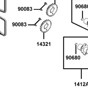 14321-KED9-900 SPROCKET CAMSHAFT — diagram cutout