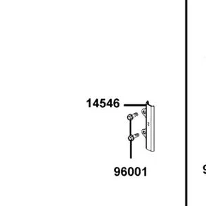 14546-LBA2-E00 GUIDE UPPER TENSIONER — diagram cutout