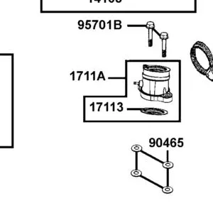 17113-LBA2-E00 O-RING INLET PIPE — diagram cutout