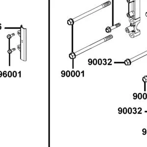 90001-LBA2-E00 BOLT UBS 8X137 — diagram cutout