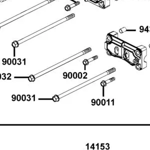 90002-LBA2-E00 BOLT ??UBS ??8X201 — diagram cutout