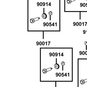 90017-KED9-900 BOLT ASSY HEAD COVER — diagram cutout