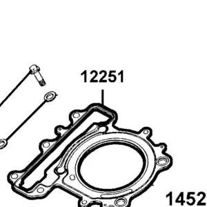 12251-LBA2-E00 GASKET CYLINDER HEAD — diagram cutout