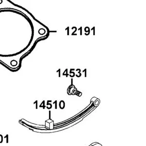 14531-KED9-900 PIVOT TENSION GUIDE — diagram cutout