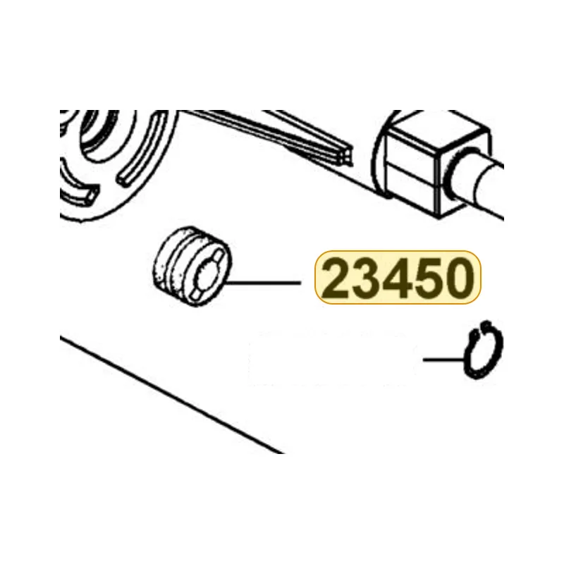 23450-LAC5-900 COUPLING — diagram cutout