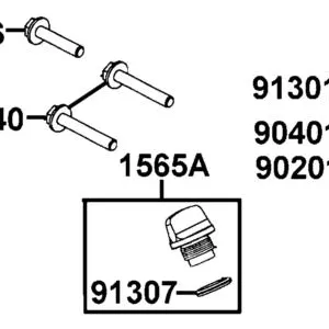 1565A-PWA1-900 GAUGE OIL LEVEL ASSY — diagram cutout