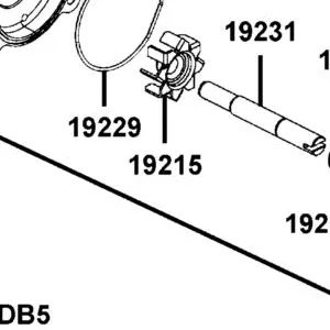 19215-LBA2-E00 IMPELLER WATER PUMP — diagram cutout