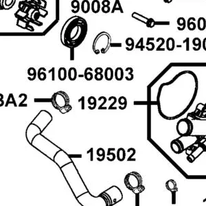 19229-LDB5-E00 RING WATER PUMP — diagram cutout