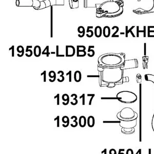 19310-LDB5-E00 CASE COMP THERMOSTAT — diagram cutout