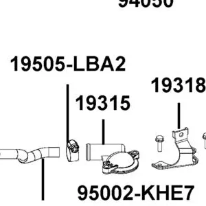 19315-LBA2-E00 COVER THERMOSTAT — diagram cutout