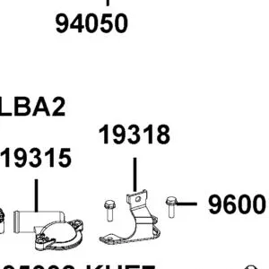 19318-LDB5-E00 BRKT THERMOSTAT — diagram cutout