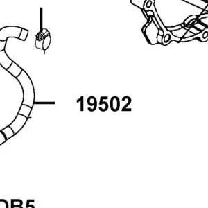 19502-LEE8-E00 HOSE B WATER — diagram cutout