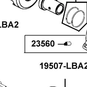 23560-LBA2-E00 ORIFICE R CASE — diagram cutout