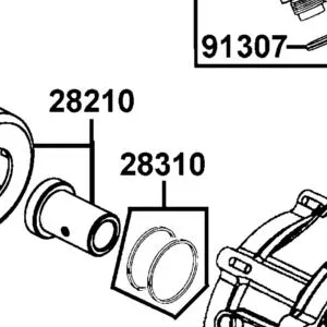 28310-LDB5-E00 RING OIL PATH — diagram cutout
