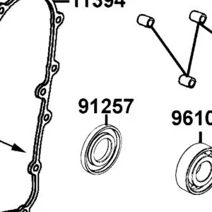 91257-LDB5-E00 OIL SEAL 45*60*7 — diagram cutout