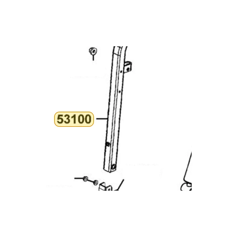 53100-LBB6-930 HANDLE COMP STEERING — diagram cutout
