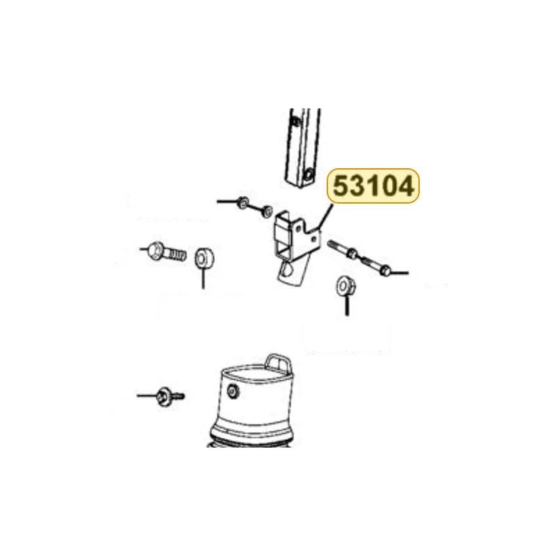 53104-LAC5-E00 STAY COMP HANDLE — diagram cutout