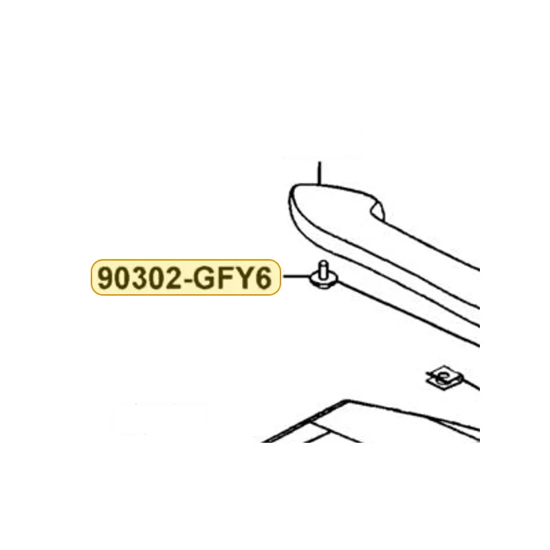 90302-GFY6-911 BOLT-WASH 5*12 — diagram cutout