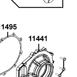 11441-LDB5-910 COVER CLUTCH — diagram cutout