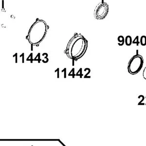 11442-LDB5-900 COVER PRIMARY SHAFT — diagram cutout