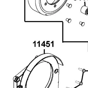 11451-LDB5-E00 COVER CVT FAN — diagram cutout