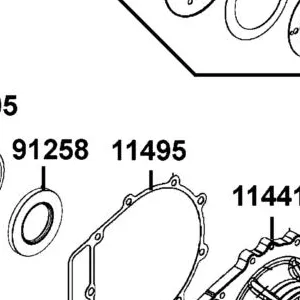 11495-LDB5-E00 GASKET???CLUTCH COVER A