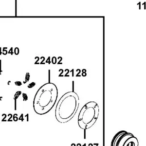 22128-LDB5-E00 PLATE ADJUSTER SPG — diagram cutout