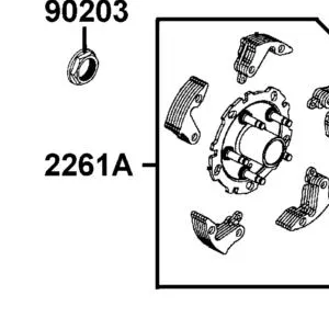 2261A-LDB5-900 PLATE ASSY PRIMARY DRIVE — diagram cutout