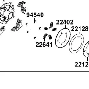 22641-LDB5-E00 PRIMARY CLUTH SPG — diagram cutout