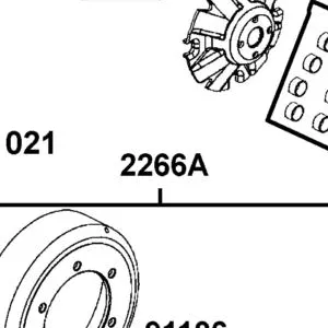 2266A-LDB5-910 PRIMARY DRIVE GEAR COMP — diagram cutout