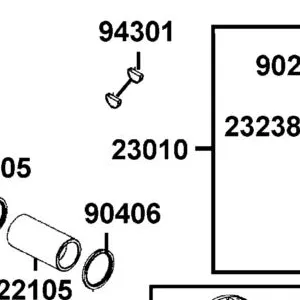 23010-LFE9-E00 PULLEY ASSY DRIVEN — diagram cutout