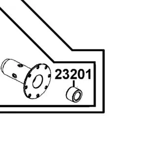 23201-LDB5-E00 BUSH FACE DRIVEN — diagram cutout