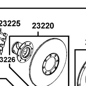 23220-LDB5-E00 FACE COMP MOVABLE DRIVEN — diagram cutout