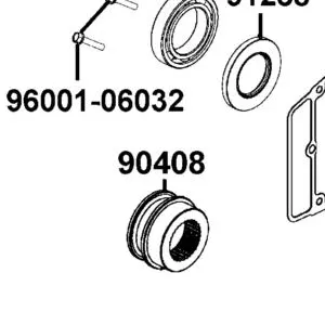 90408-LDB5-900 COLLAR PRIMARY DRIVE SHAFT — diagram cutout