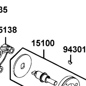 15100-LDB5-E00 PUMP ASSY OIL — diagram cutout
