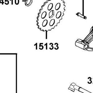 15133-LBA2-E00 SPROCKET OIL PUMP DRIVE — diagram cutout