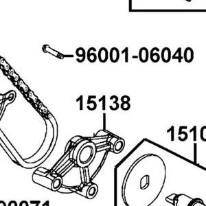 15138-LDB5-E00 HOLDER OIL PUMP SHAFT — diagram cutout